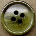 19mm Aran Dark Green Sewing Button 4 Hole