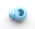 Round Cord Stopper Toggle 19mm Light Blue