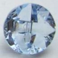 15mm Crystal Light Blue Sewing Button