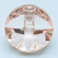 15mm Crystal Peach Sewing Button