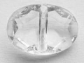 12mm Crystal Oval Clear Sewing Button