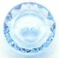 13mm Crystal Pattern Light Blue Sewing Button