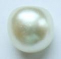 10mm Round Pearl Cream Sewing Button