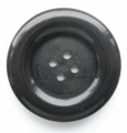 39mm Large 4 Hole Sewing Button Black