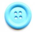 39mm Large 4 Hole Sewing Button Light Blue