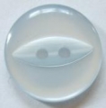 14mm Fisheye Light Blue Sewing Button