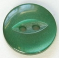 14mm Fisheye Forest Green Sewing Button