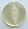 17mm Fisheye Cream Sewing Button
