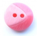 17mm Chunky Two Tone Pink Sewing Button