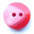 20mm Chunky Two Tone Red Sewing Button