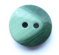 20mm Chunky Two Tone Green Sewing Button