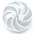 13mm Swirl White Sewing Button