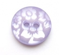 13mm Flower Lilac Sewing Button