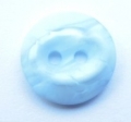 15mm Oval Stripe Light Blue Sewing Button