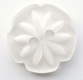 13mm Cutout Daisy White Sewing Button