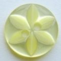 100 x 14mm Star Center Lemon Sewing Buttons
