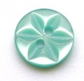 100 x 14mm Star Center Jade Sewing Buttons