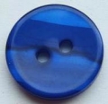 12mm Stripe Royal Blue Sewing Button