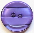 12mm Stripe Purple Sewing Button