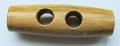 35mm Wood Coat Toggle Button 2 Hole
