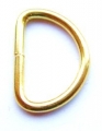 Metal D Ring Gold 19mm