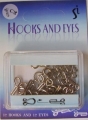 10 x Hooks And Eyes Fasteners Silver 13-14mm Size 4