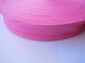 Cotton Bias Binding Bright Pink 25mm x 50m