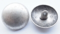 Metal Button Silver Dome Shank 25mm