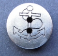 12mm Anchor Silver Sewing Button 0068