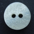 10mm Cream Pattern Sewing Button 3007