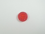Red Glitter Edge Sewing Button 13mm