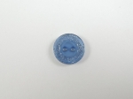Royal Blue Glitter Edge Sewing Button 13mm