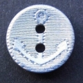 12mm Anchor Silver Sewing Button 3440