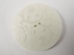 45mm Large Big Huge Laser Etched Iridescent Cream Sewing Button