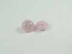 10mm Iridescent Glitter Pink Shank Sewing Button
