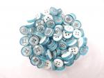 11mm Light Blue Sewing Button 4 Hole