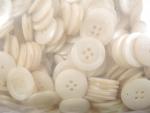 100 x 23mm Cream Sewing Buttons Wholesale Buttons