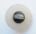 23mm Black and Grey Shank Sewing Button