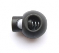 Round Cord Stopper Toggle 15mm Black