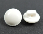 10mm Pattern Edge White Shank Sewing Button