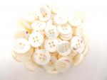 15mm Real Shell Button LIBERTY Mother Of Pearl Trochus Shell