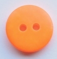 Day Glow Orange Sewing Button 13mm