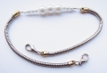 Pearl and Metal Bracelet