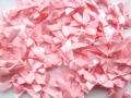 100 Satin Ribbon Bows 7mm Rose Pink
