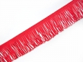 Charleston Dress Loop Tassel Fringe 2 Inch Red