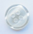 14mm Shadow Stripe Ivory Sewing Button
