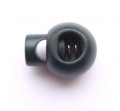 Round Cord Stopper Toggle 19mm Bottle Green