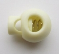 Round Cord Stopper Toggle 19mm Cream