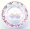 13mm Crystal Pattern Pink Sewing Button