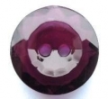15mm Crystal Pattern Garnet Sewing Button